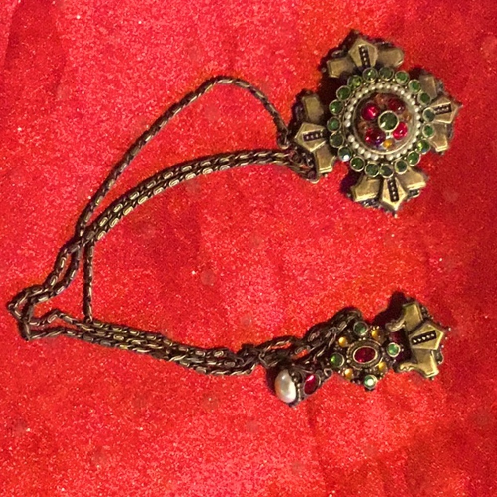 Maltese cross brooch